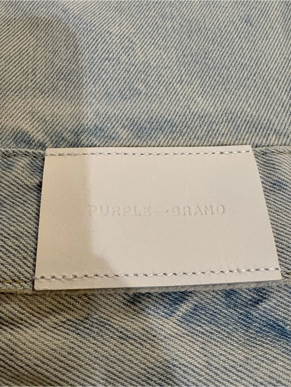 Purple Brand Light Wash Denim Jacket - Men's